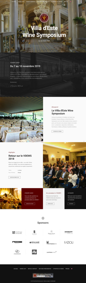 Villa d’Este Wine Symposium